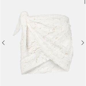 FARM Rio White Lace Swim Coverup